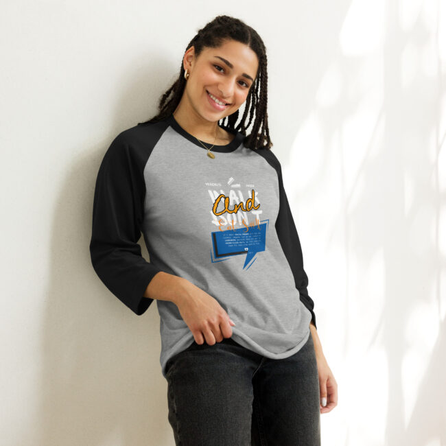 WADE/S Verse 3/4 sleeve raglan shirt