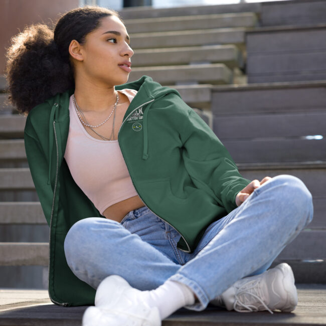 WADE/S Mode Unisex fleece zip up hoodie - Image 7