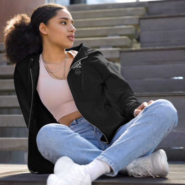 WADE/S Mode Unisex fleece zip up hoodie