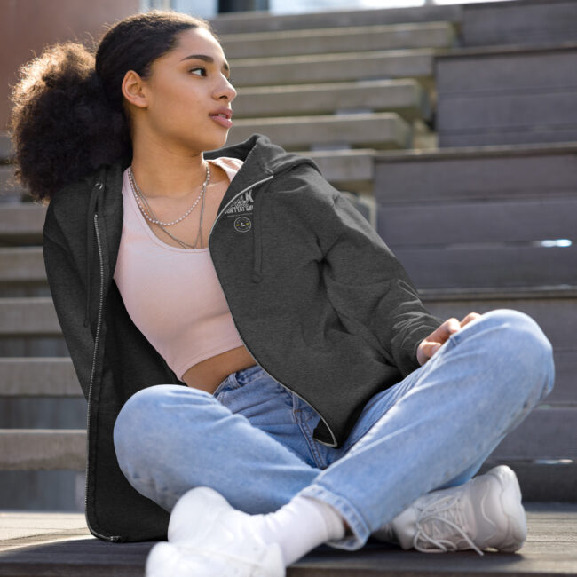 WADE/S Mode Unisex fleece zip up hoodie - Image 6