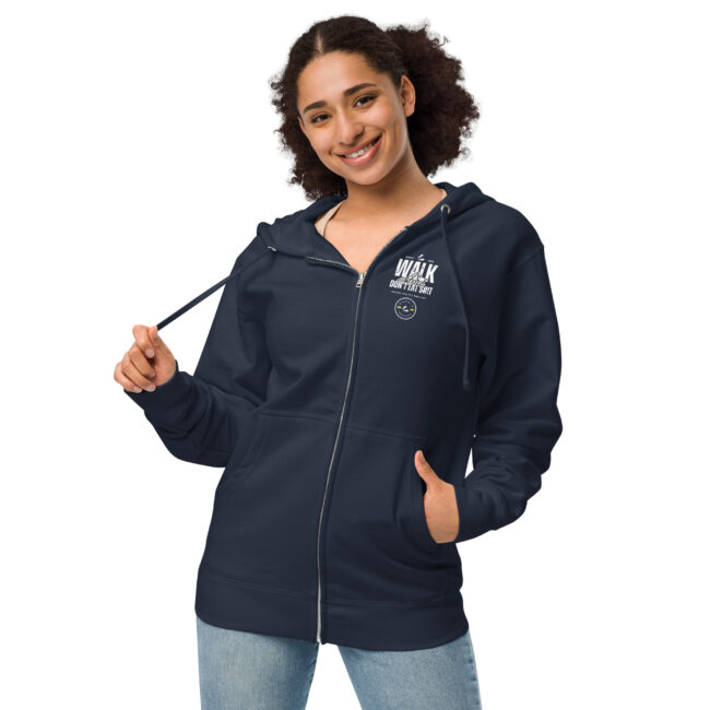 WADE/S Mode Unisex fleece zip up hoodie - Image 4