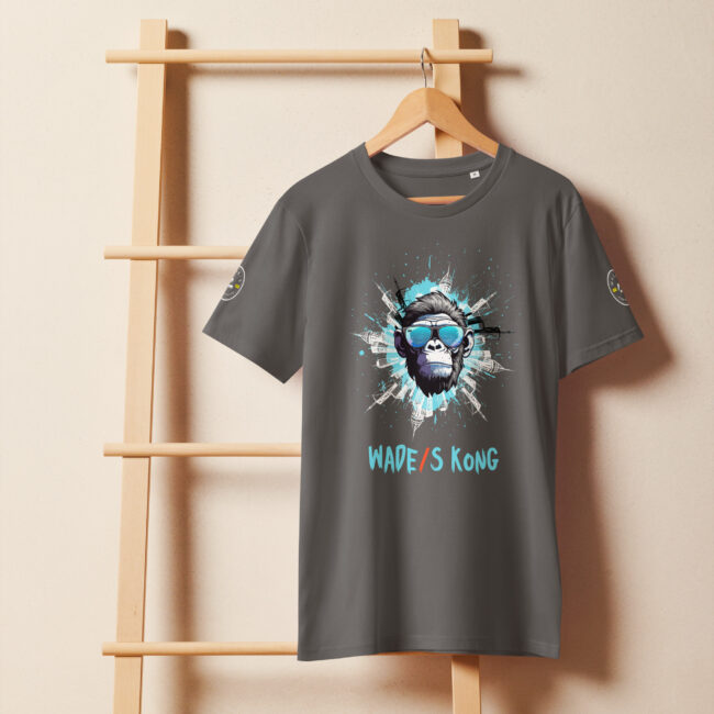 WADE/S KONG Unisex organic mid-light t-shirt - Image 7