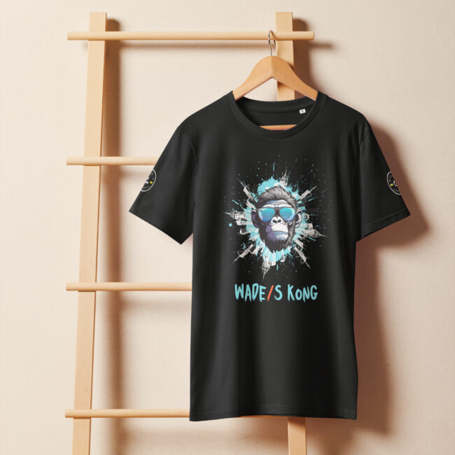 WADE/S KONG Unisex organic mid-light t-shirt - Image 6
