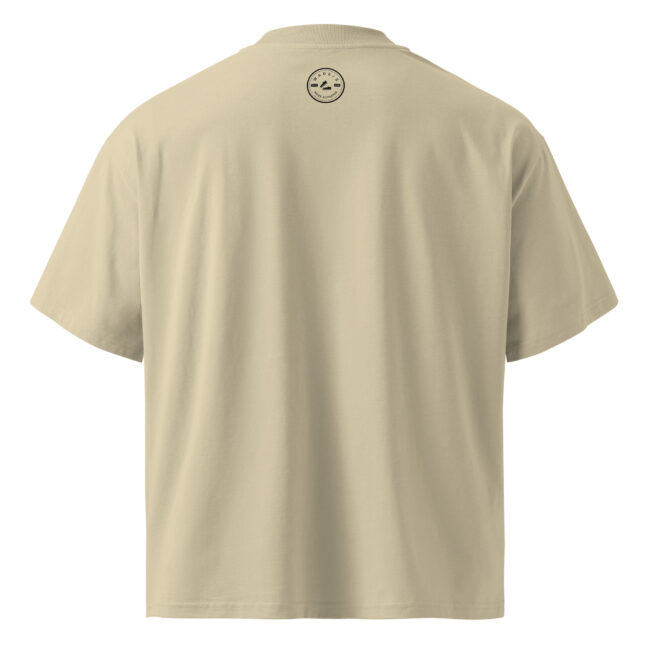 WADE/S Samurai 1 Unisex organic oversized high neck t-shirt - Image 4
