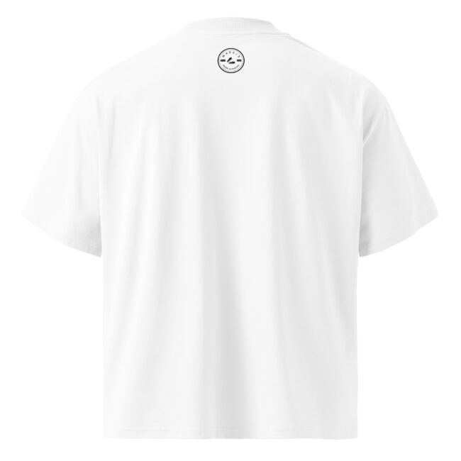 WADE/S Samurai 1 Unisex organic oversized high neck t-shirt - Image 6