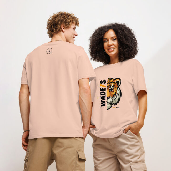 WADE/S BEAST Unisex organic ribbed neck t-shirt - Image 3