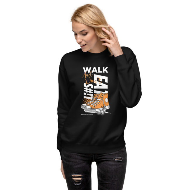 WADE/S Orange Sneaker Unisex Premium Sweatshirt