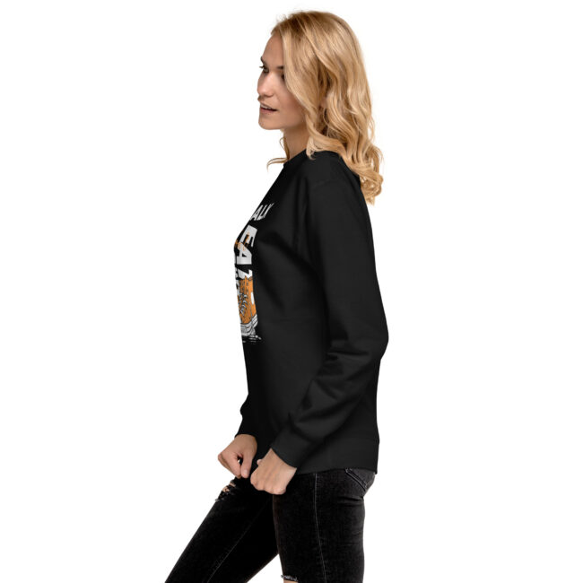 WADE/S Orange Sneaker Unisex Premium Sweatshirt - Image 5