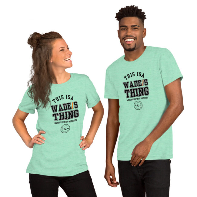 WADE/S Varsity [Light] Unisex t-shirt - Image 3