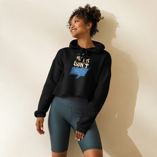 WADE/S Verse Crop Hoodie