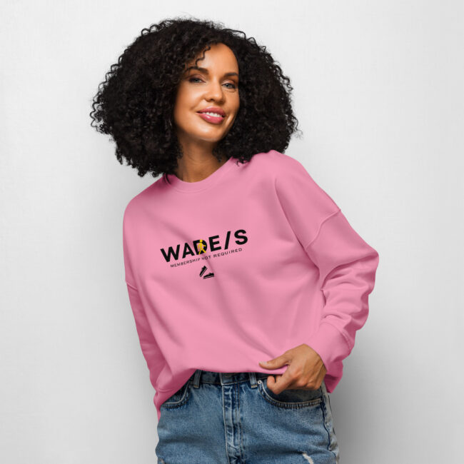 WADE/S Women’s organic crew neck sweatshirt