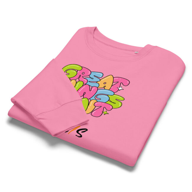 WADE/S Bubble Women’s organic crew neck sweatshirt - Image 6