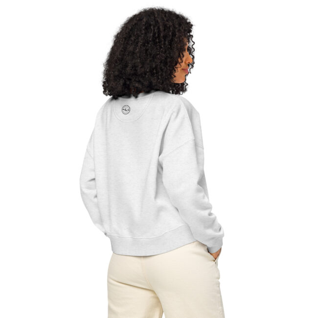 WADE/S Women’s organic crew neck sweatshirt - Image 3