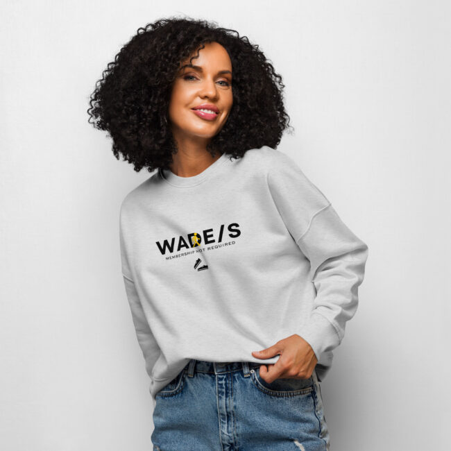 WADE/S Women’s organic crew neck sweatshirt - Image 5