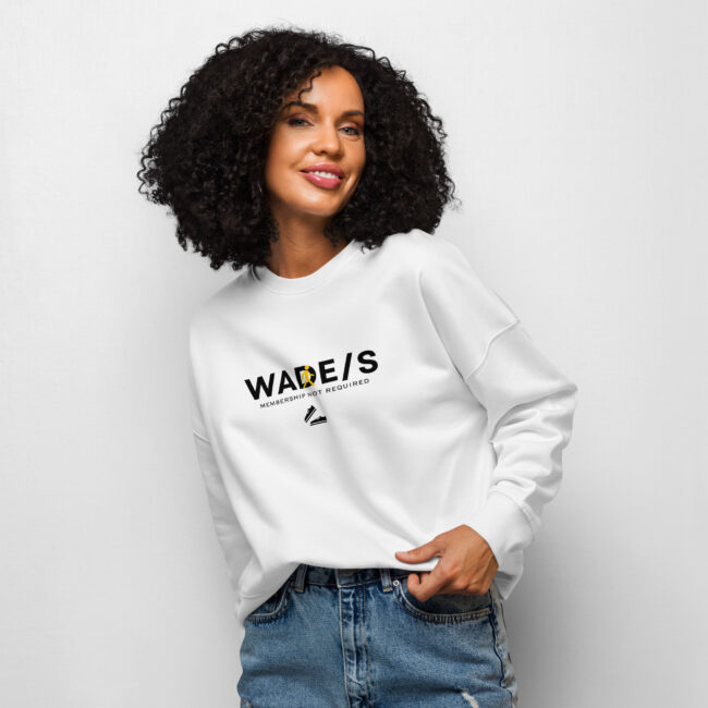 WADE/S Women’s organic crew neck sweatshirt - Image 6